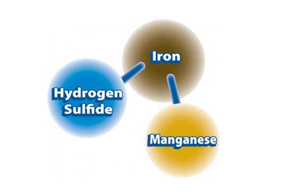 One filter that will remove iron, sulfur, and Manganese.